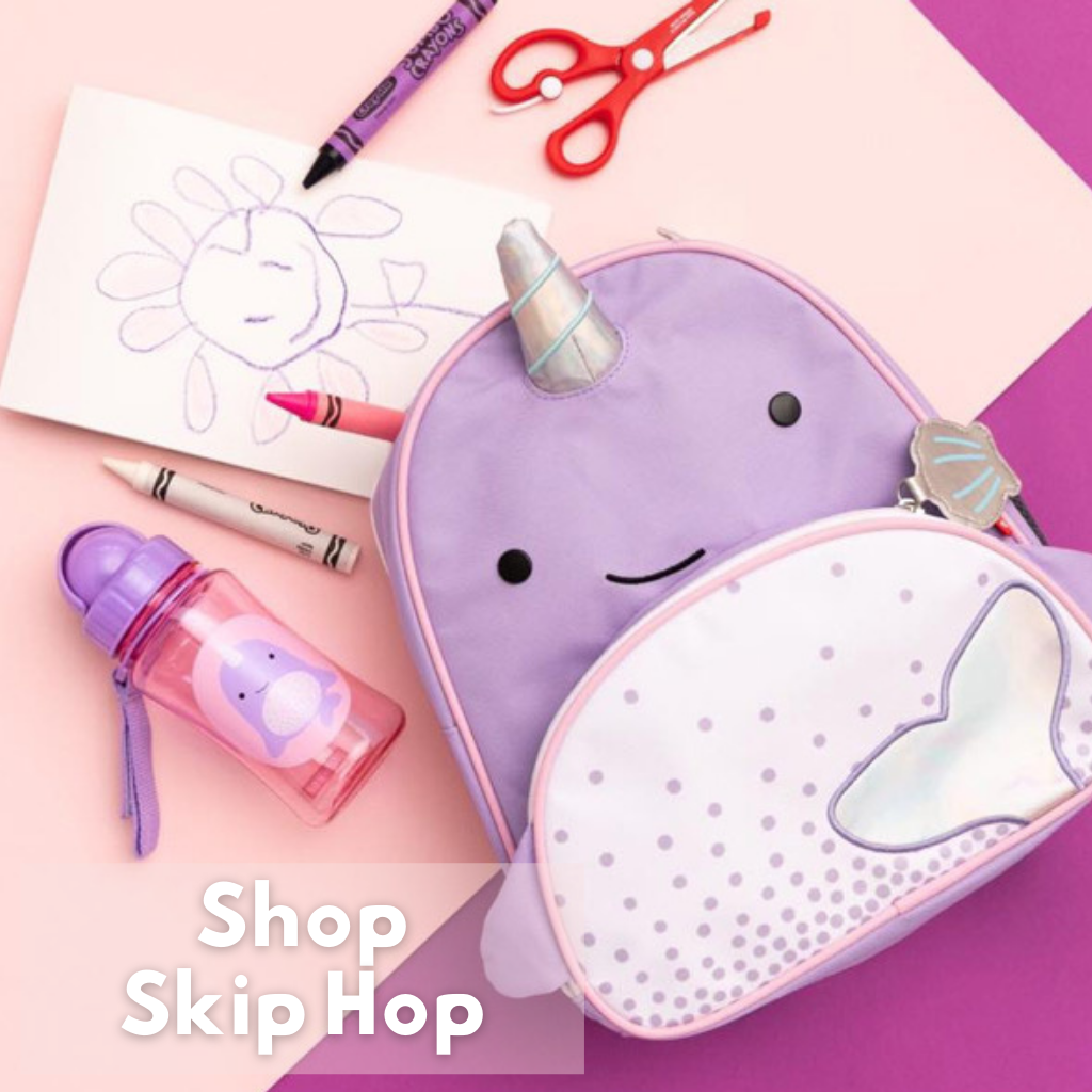 Skip Hop Zoo Straw Bottle - Narwhal - Mighty Rabbit