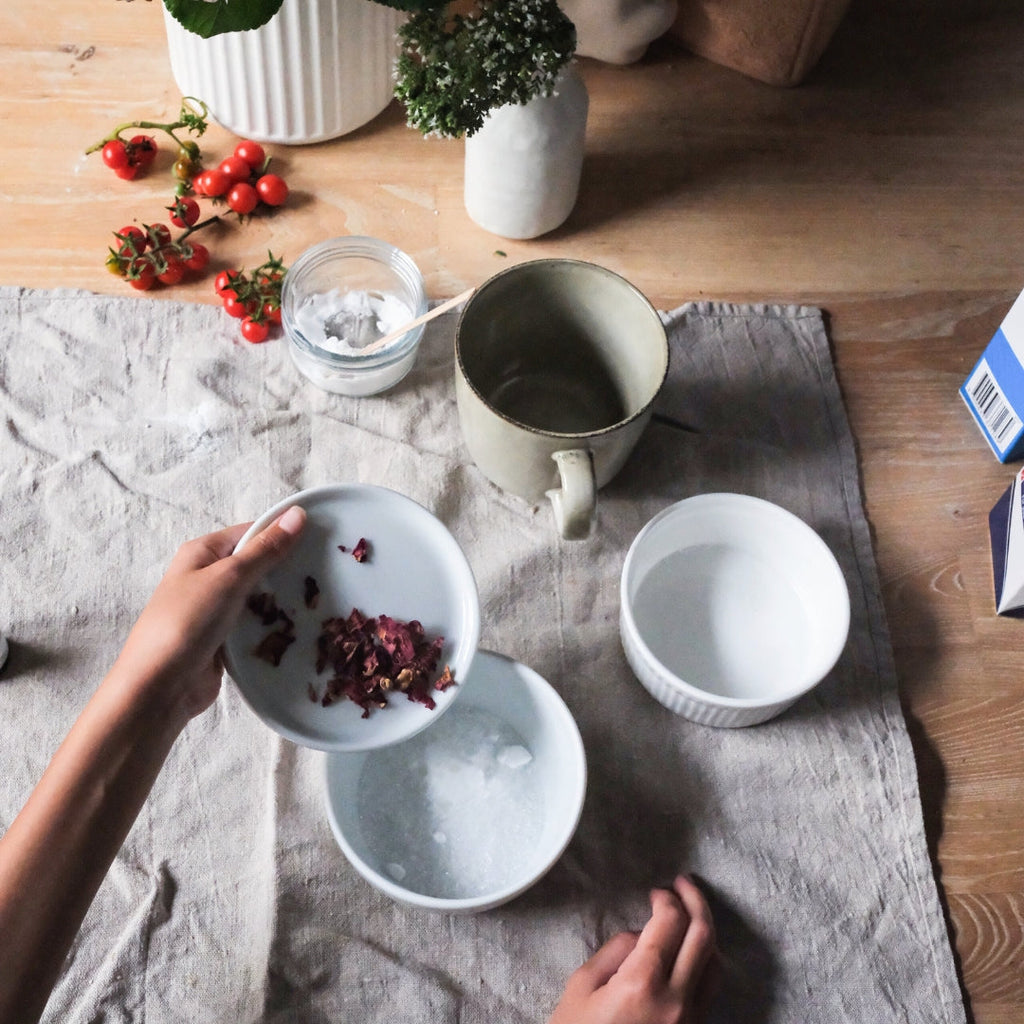 Easy DIY Bath Salts for Valentine's Day gifts - A Fun Activity for Kiddies