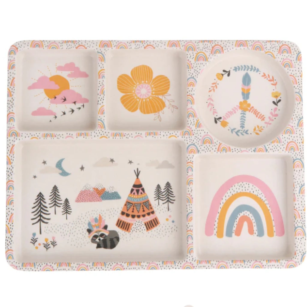 Love Mae Divided Plate Set -Gypsy Girl - UrbanBaby shop