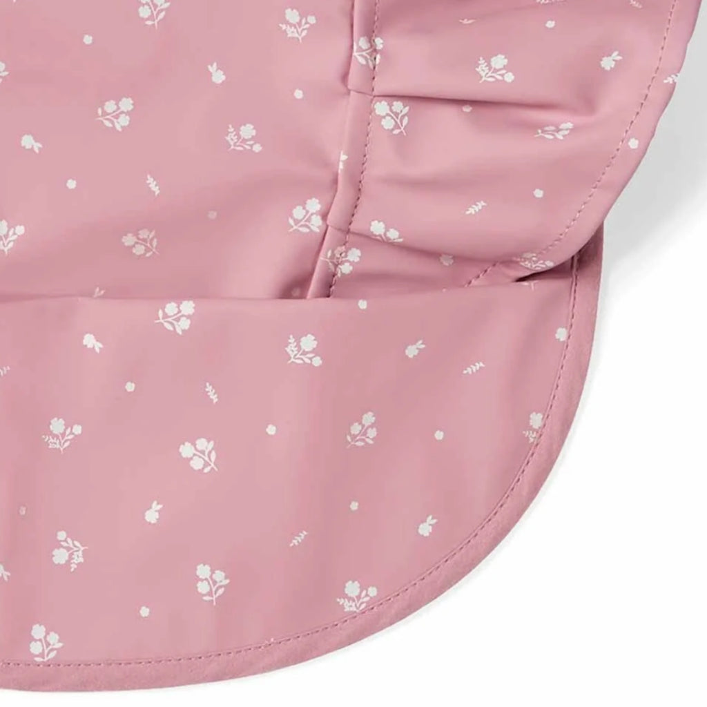 Snuggle Hunny Kids Snuggle Bib - Pink Fleur Frill - UrbanBaby shop