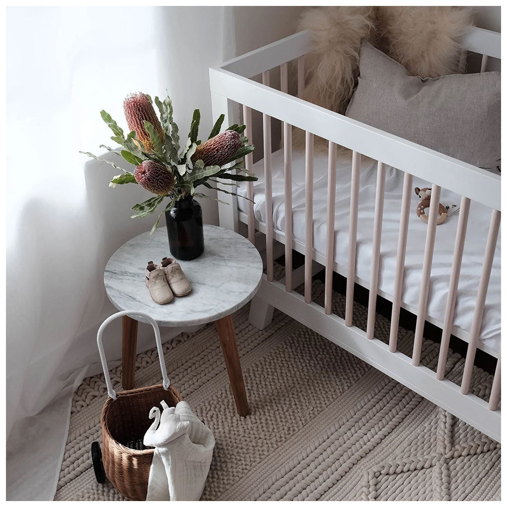 Organic bamboo cot top sheets